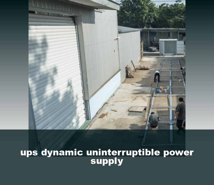 ups dynamic uninterruptible power supply