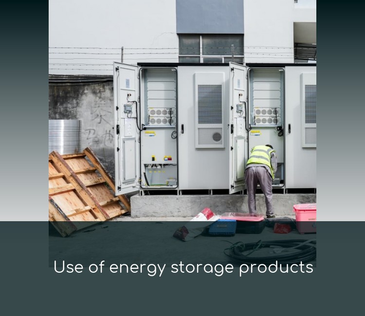 Use of energy storage products