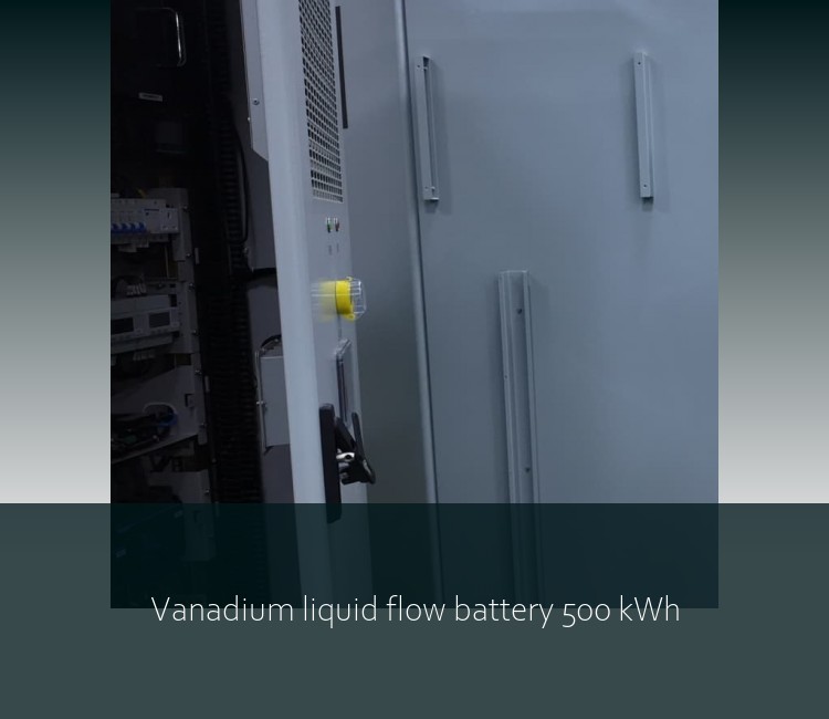 Vanadium liquid flow battery 500 kWh