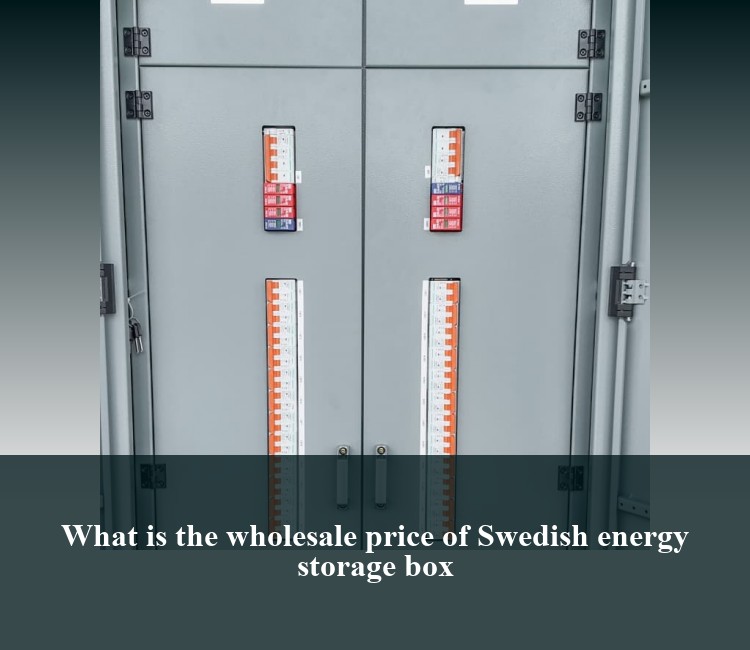 What is the wholesale price of Swedish energy storage box