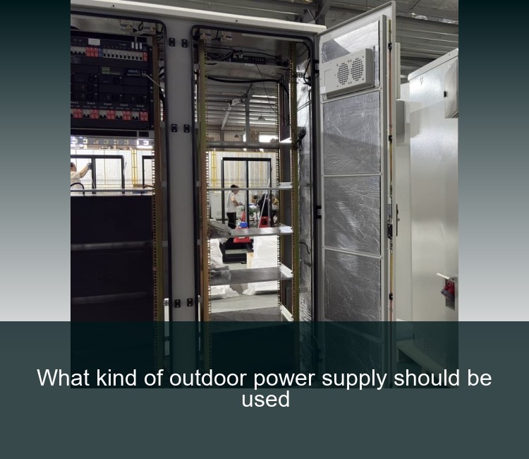 What kind of outdoor power supply should be used