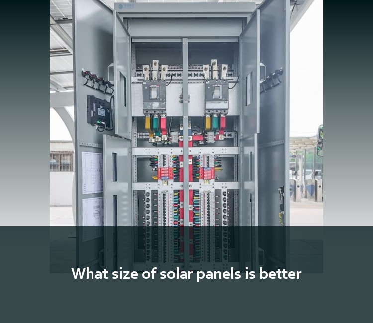 What size of solar panels is better