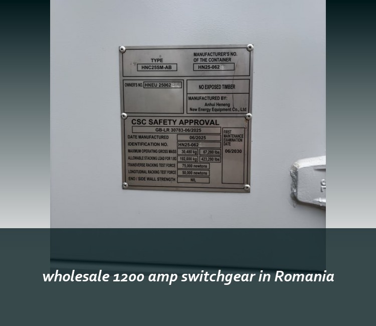 wholesale 1200 amp switchgear in Romania