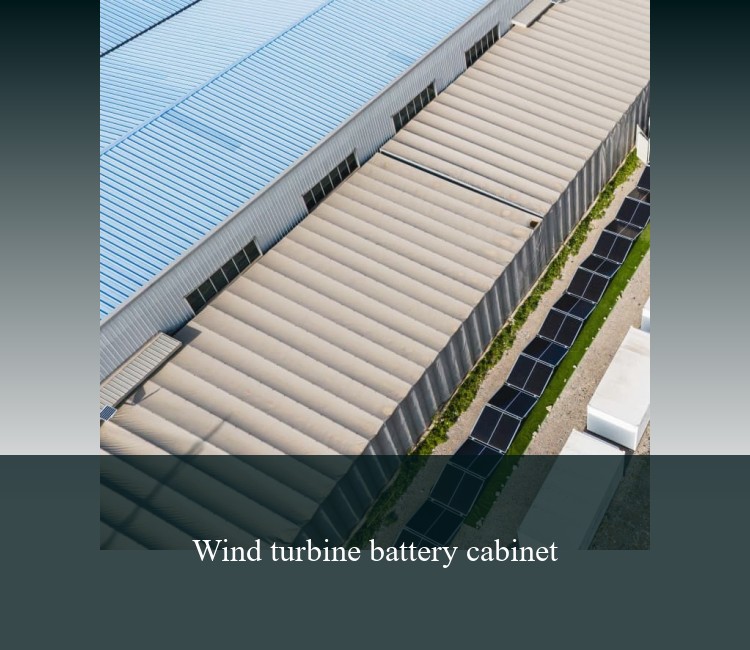 Wind turbine battery cabinet
