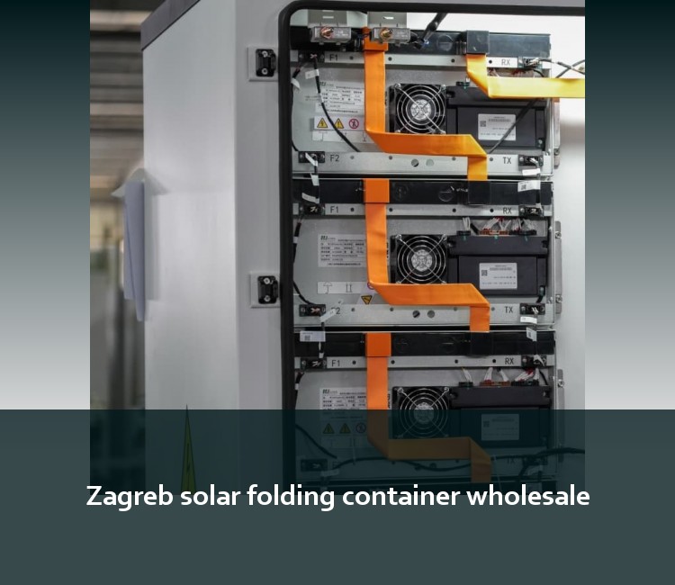 Zagreb solar folding container wholesale