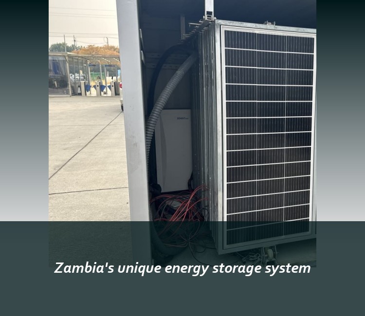 Zambia's unique energy storage system